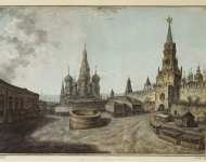 Alexeyev Fiodor Cathedral of St Basil the Blessed and the Saviour Gate - Hermitage